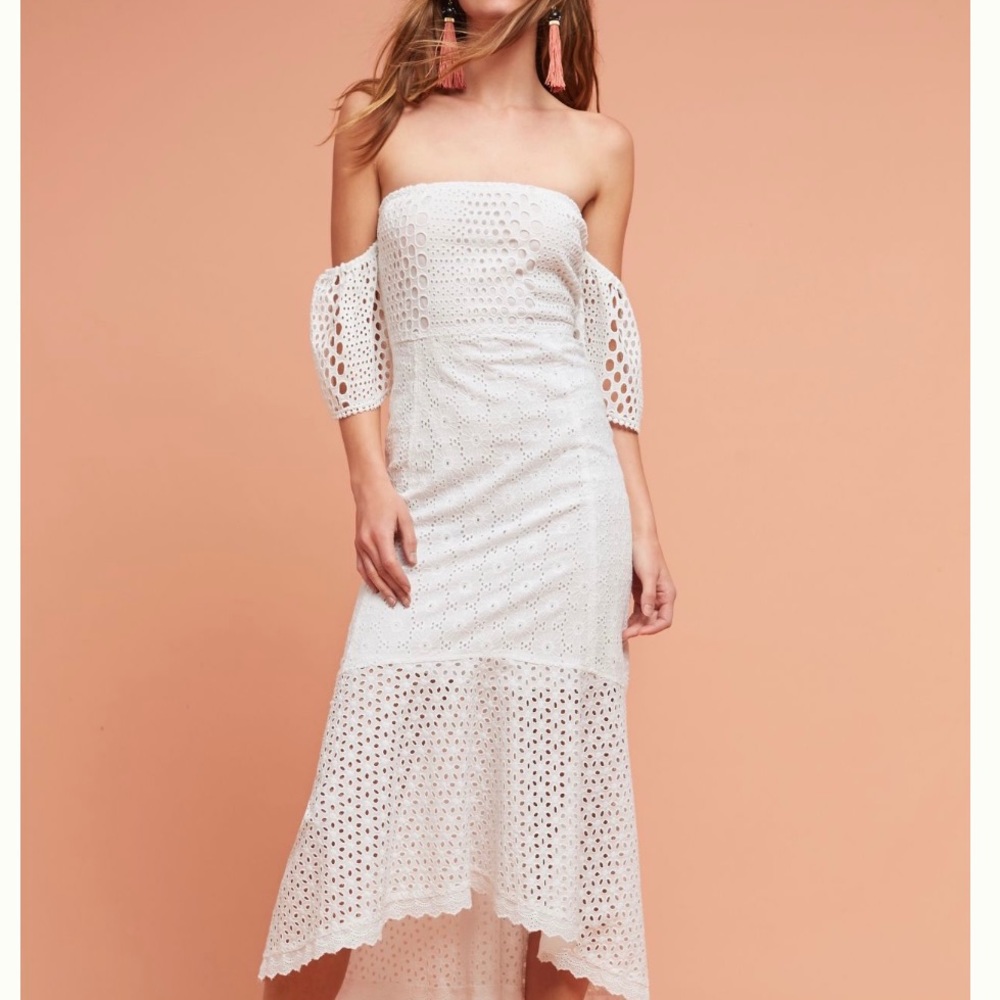 Farm rio eyelet white lace dress